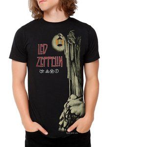 Led Zeppelin Hermit Logo metal rock Official T-Shirt M NWT